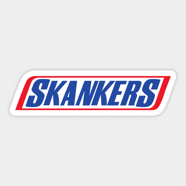 Skankers Sticker by Skatee